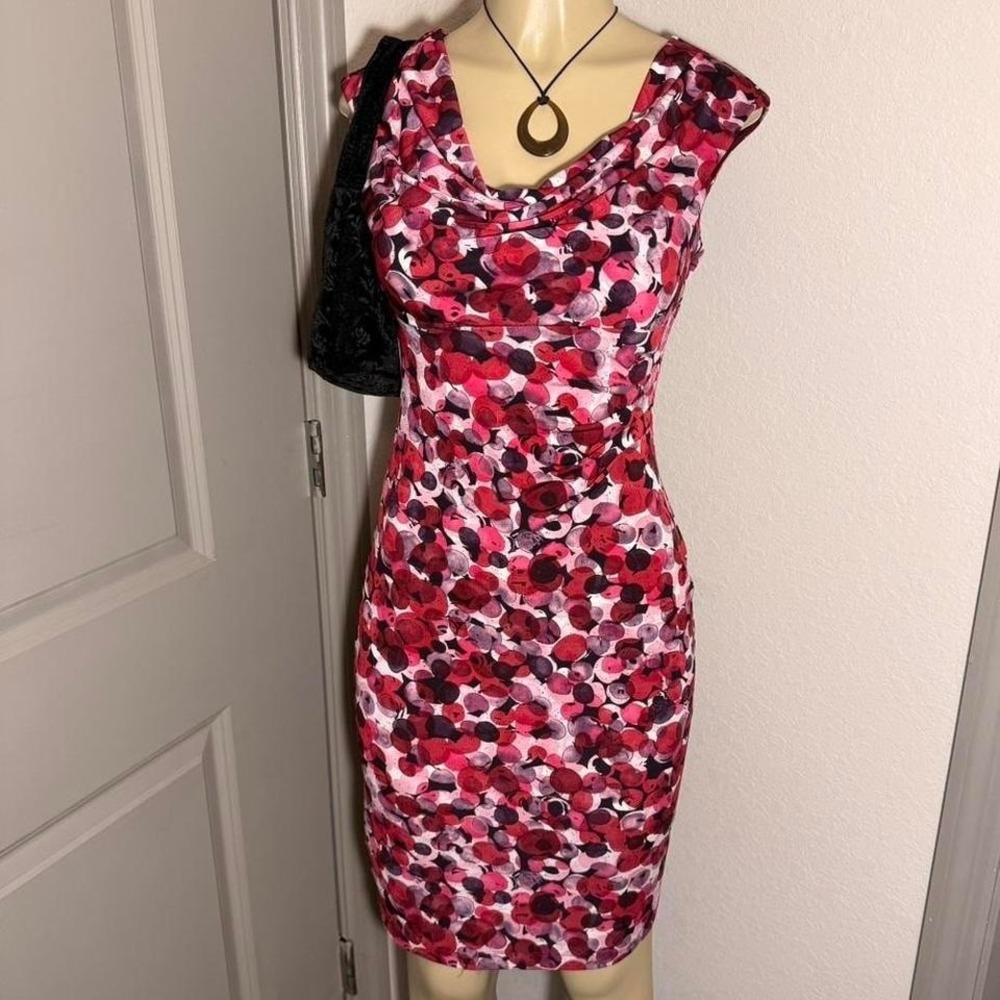 Connected Apparel Scoop Neck Dress